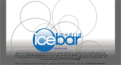 Desktop Screenshot of icebarmadrid.com